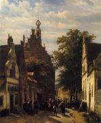 unknow artist European city landscape, street landsacpe, construction, frontstore, building and architecture. 166 USA oil painting reproduction